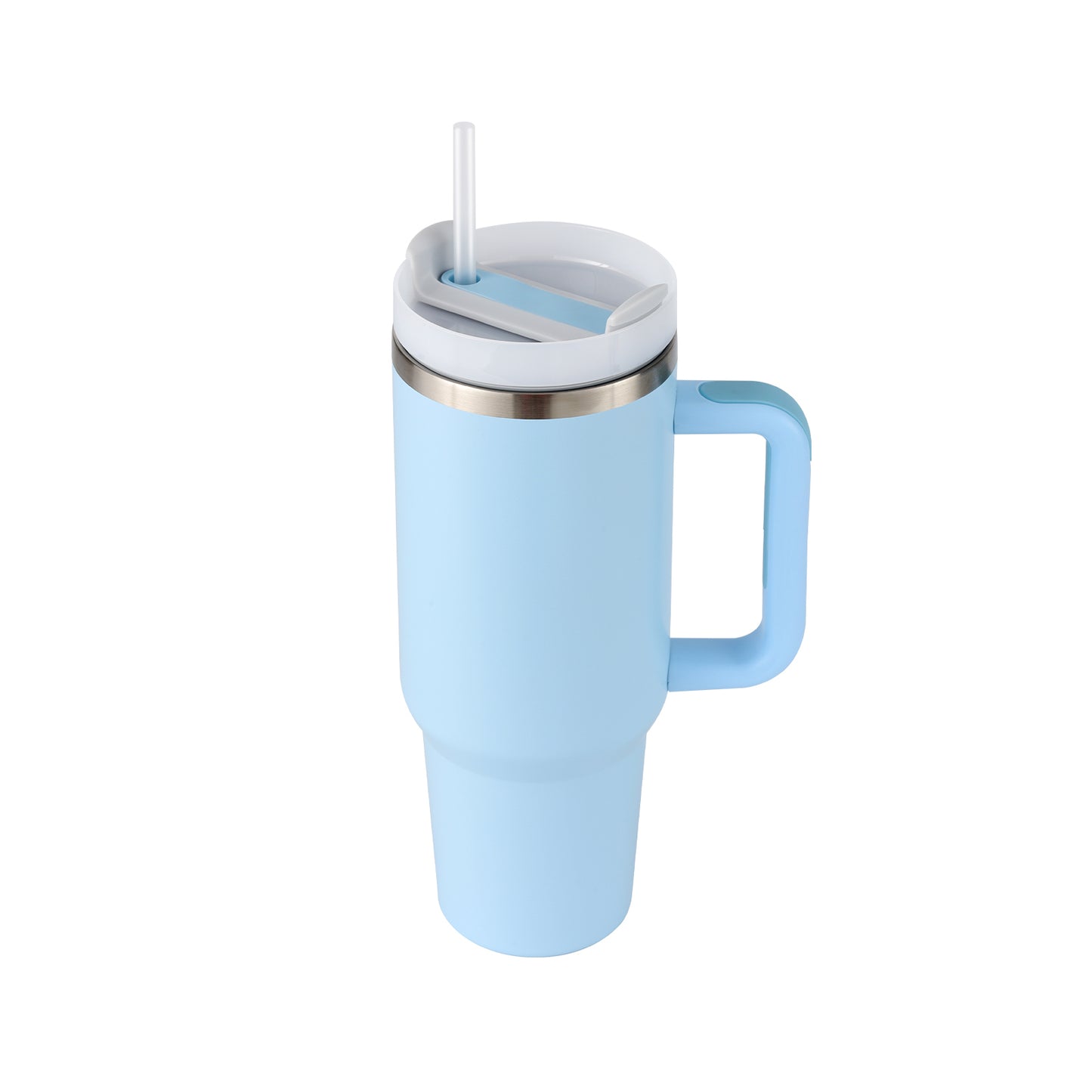 Tumbler With Handle Straw Insulated