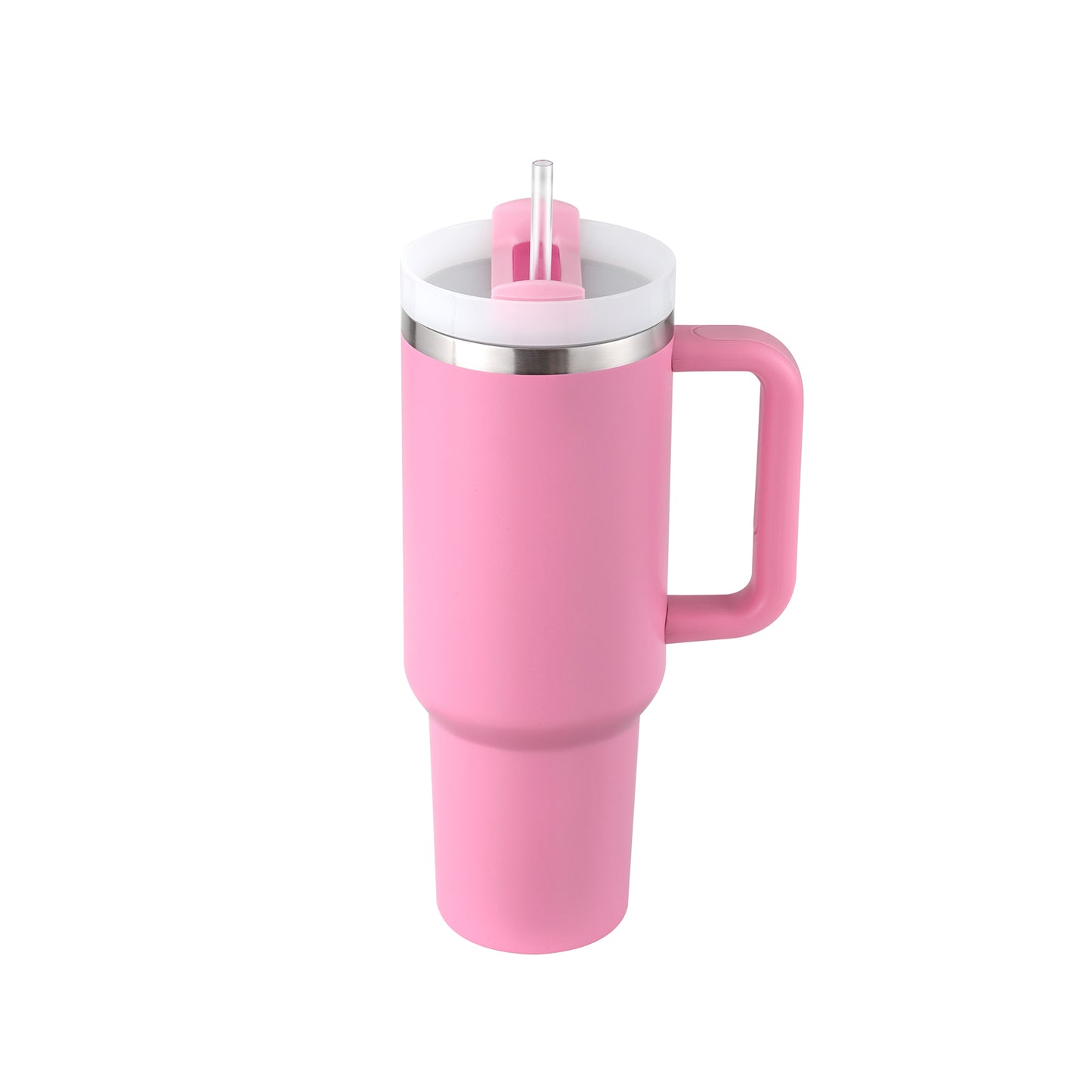 Tumbler With Handle Straw Insulated